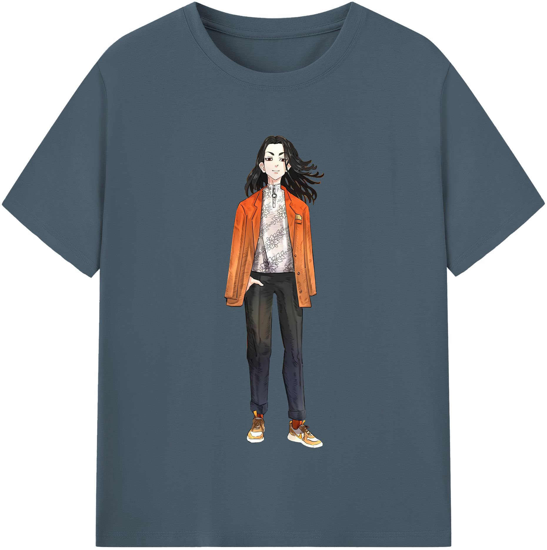 （画像用） 東京リベンジャーズ Tokyo Revengers 綿100％半袖Tシャツ（フロントプリント）